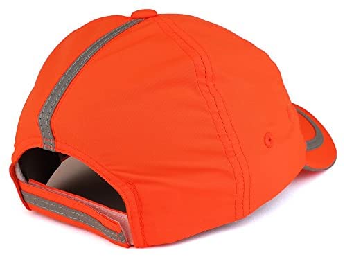 Trendy Apparel Shop Reflective Stripes High Enhanced Visibility Unstructured Safety Cap