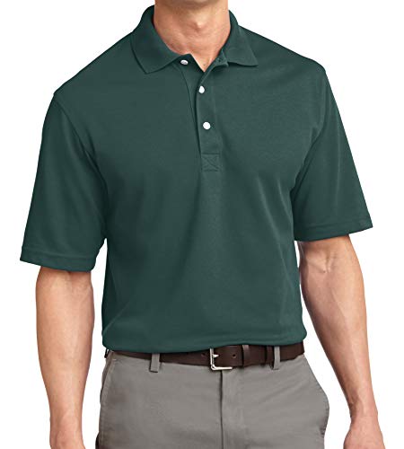 Trendy Apparel Shop Soft Breathable Fit Moisture-Wicking Quick Dry Men's Polo Big and Tall Shirt