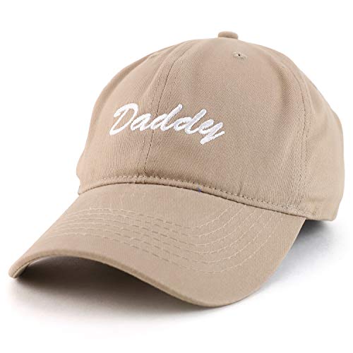 Trendy Apparel Shop Daddy Script Font Embroidered Low Profile Soft Cotton Baseball Cap