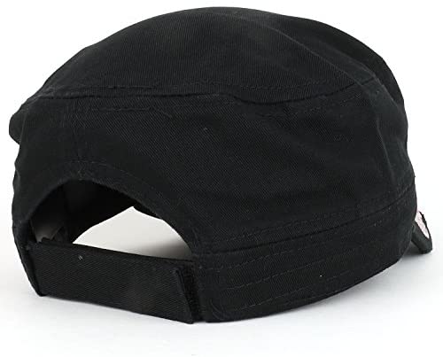 Trendy Apparel Shop Hope Breast Cancer Awareness Pink Ribbon Embroidered Flat Top Style Army Cap