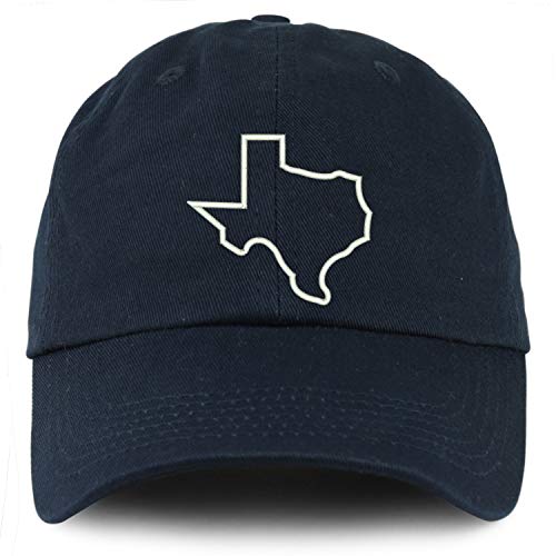 Trendy Apparel Shop Youth Texas State Outline Unstructured Cotton Baseball Cap