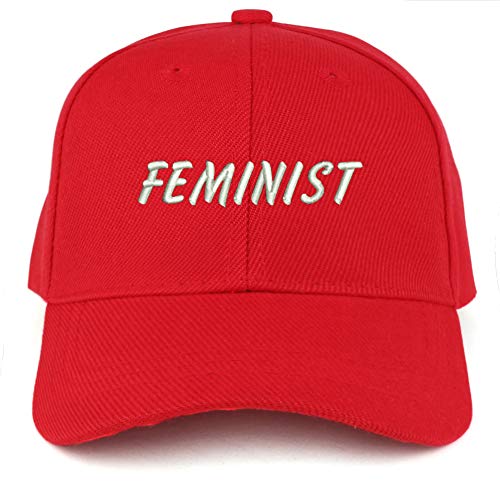 Trendy Apparel Shop Feminist Embroidered Youth Size Kids Structured Baseball Cap