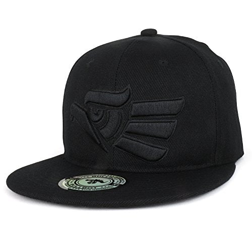 Trendy Apparel Shop Hecho En Mexico Eagle 3D Embroidered Fitted Flatbill Snapback Cap