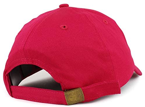 Trendy Apparel Shop Rhinestone Decorated Flip Flop Unstructured Baseball Cap - Pink