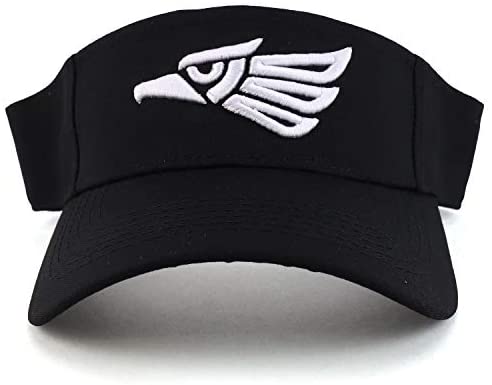 Trendy Apparel Shop Hecho En Mexico Eagle Embroidered Polyester Summer Visor Hat