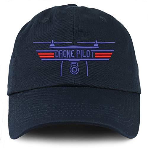 Trendy Apparel Shop Youth Drone Top Gun Pilot Unstructured Cotton Baseball Cap