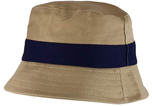Trendy Apparel Shop Kid's Youth Size Two Tone Crushable Fisherman Bucket Hat