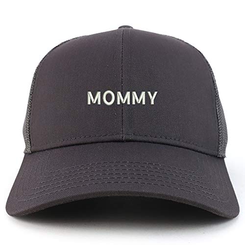 Trendy Apparel Shop Mommy Embroidered Structured High Profile Trucker Cap