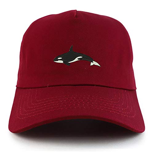 Trendy Apparel Shop Orca Killer Whale Unstructured 5 Panel Dad Baseball Cap