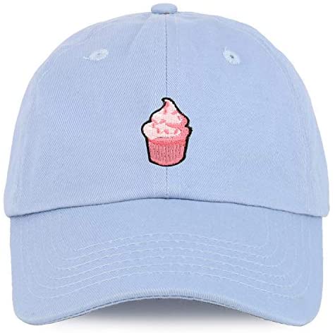 Trendy Apparel Shop Cupcake Patch Youth Small Fit Unstructured Cotton Baseball Cap