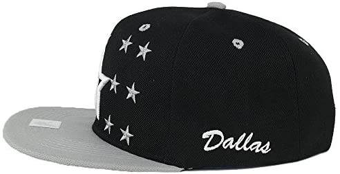 Trendy Apparel Shop Texas Big Star Embroidered Flat Bill Adjustable Baseball Cap