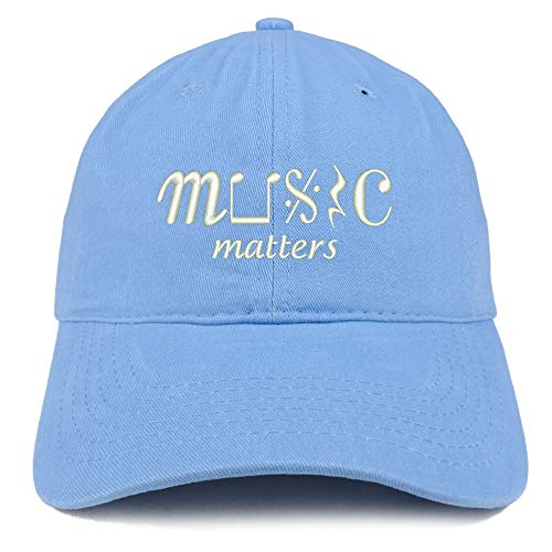 Trendy Apparel Shop Music Matter Embroidered Brushed Cotton Cap