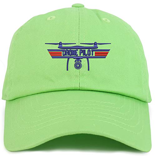 Trendy Apparel Shop Youth Drone Top Gun Pilot Soft Crown Baseball Cap