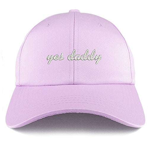 Trendy Apparel Shop Yes Daddy Embroidered Structured Satin Adjustable Cap