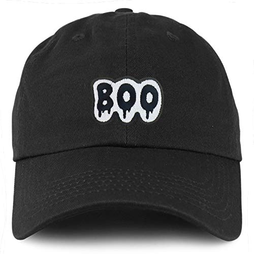 Trendy Apparel Shop Boo Patch Youth Small Fit Unstructured Cotton Baseball Cap