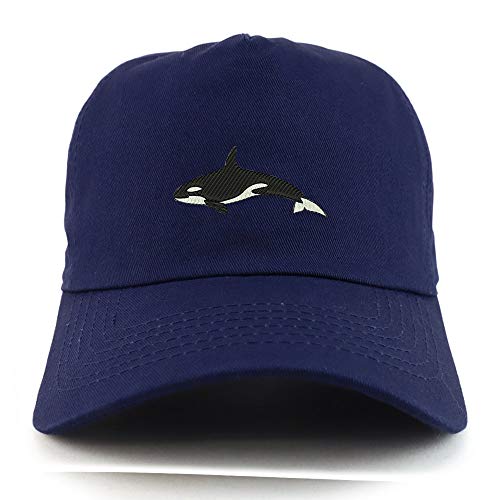 Trendy Apparel Shop Orca Killer Whale Unstructured 5 Panel Dad Baseball Cap