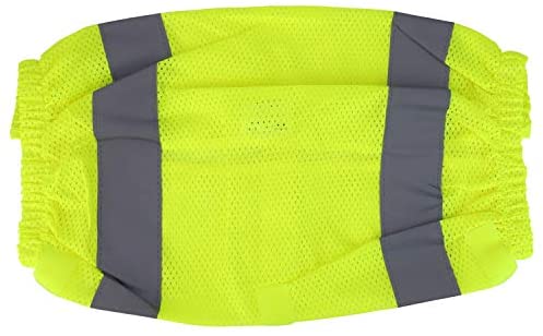 Trendy Apparel Shop Reflective Safety High Visibility ANSI Class E Leg Gaiter - Safety Green
