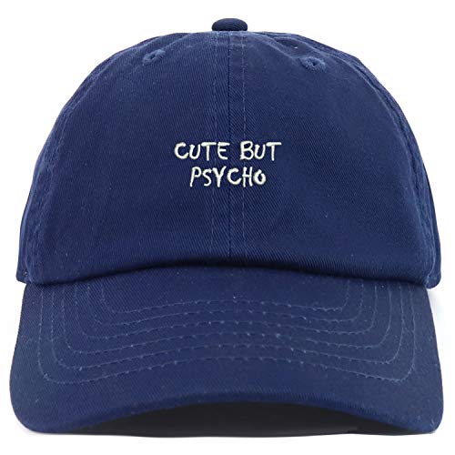 Trendy Apparel Shop Youth Cute But Psycho Small Soft Crown Baseball Cap