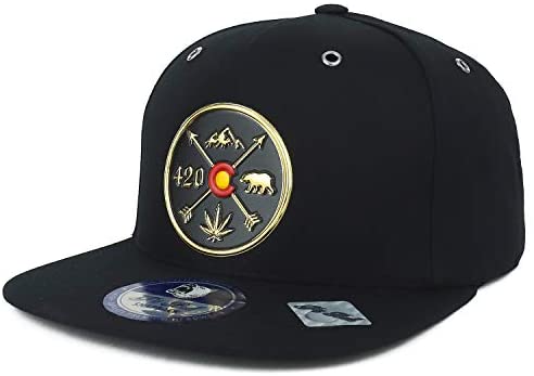 Trendy Apparel Shop Colorado State Weed High Frequency Patch Cotton Snapback Cap
