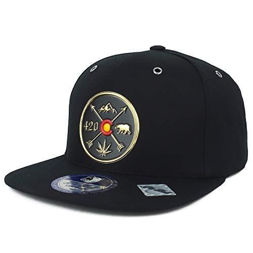Trendy Apparel Shop Colorado State Weed High Frequency Patch Cotton Snapback Cap