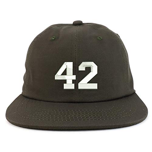 Trendy Apparel Shop Number 42 Collegiate Varsity Font Low Profile Snapback Cap