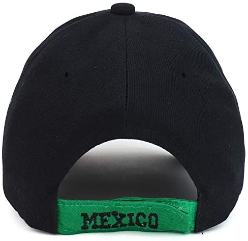 Trendy Apparel Shop Hecho en Mexico Eagle 3D Embroidered Designed Bill Cap