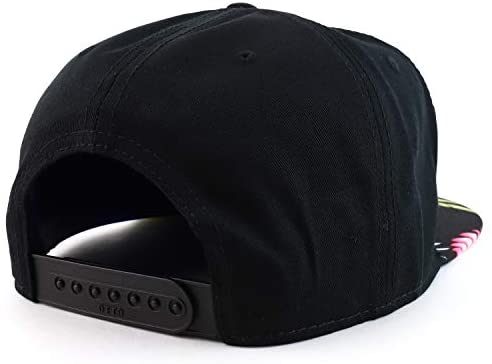 Trendy Apparel Shop Big Island Hawaii Embroidered Floral Flatbill Snapback Cap