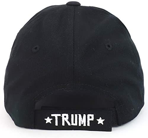 Trendy Apparel Shop President Trump 2020 US Flag Embroidered Baseball Cap