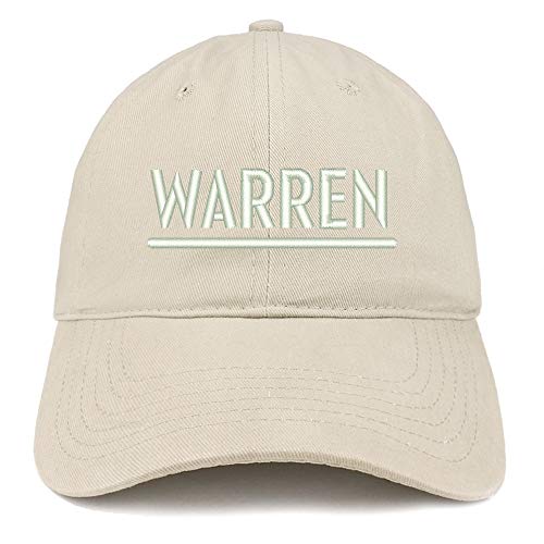 Trendy Apparel Shop Elizabeth Warren Embroidered Soft Crown 100% Brushed Cotton Cap