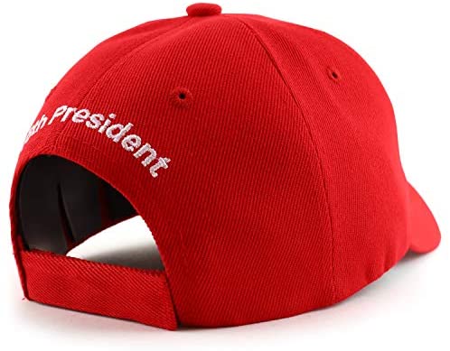 Trendy Apparel Shop Trump Make America Great Again Embroidered Baseball Cap - Red