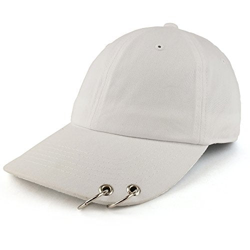 Trendy Apparel Shop Kid's Size Plain Cotton Adjustable Sun Visor Cap