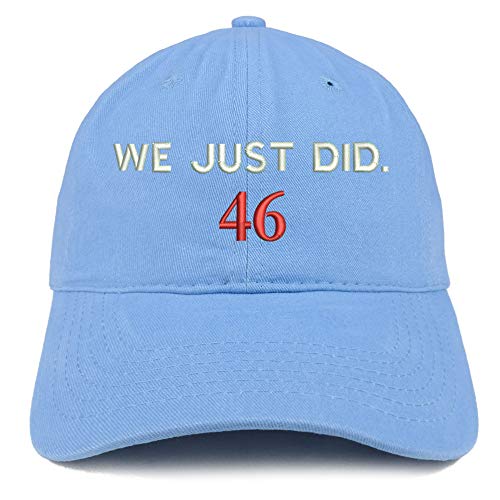 Trendy Apparel Shop We Just Did 46 President 2020 Celebration Brushed Cotton Cap