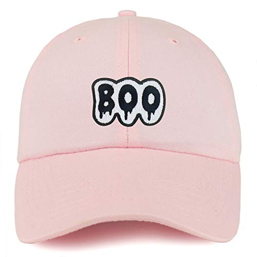 Trendy Apparel Shop Boo Patch Youth Small Fit Unstructured Cotton Baseball Cap