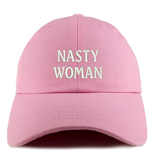 Trendy Apparel Shop Nasty Woman Solid Adjustable Unstructured Dad Hat