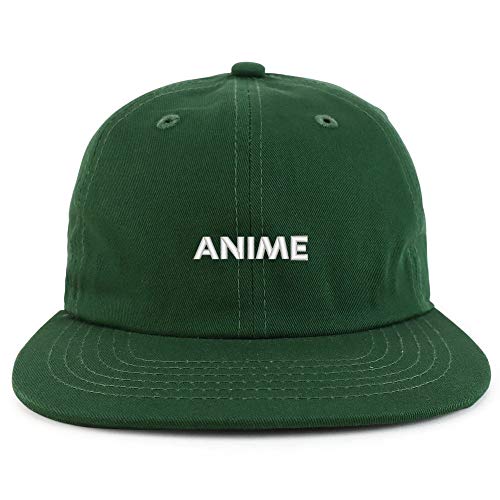 Trendy Apparel Shop Anime Embroidered Low Profile Cotton Snapback Cap