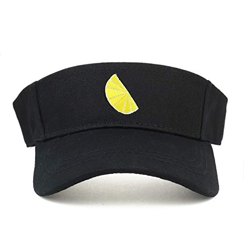Trendy Apparel Shop Lemon Patch Cotton Infant Summer Visor Cap