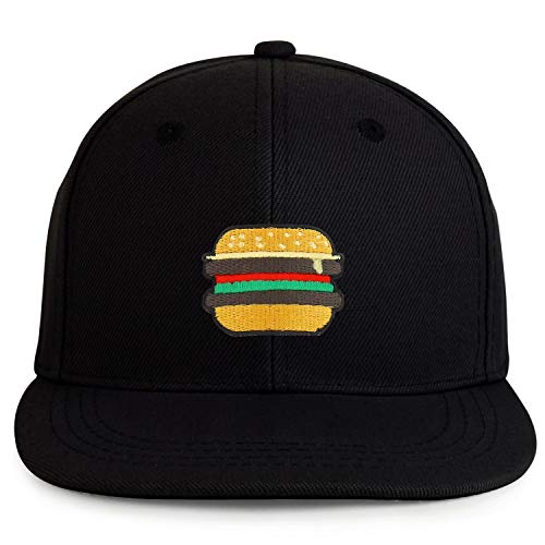Trendy Apparel Shop Burger Patch Structured Infant Flatbill Snapback Cap