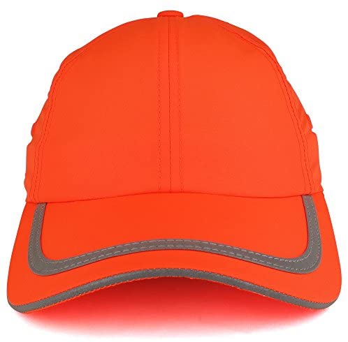 Trendy Apparel Shop Reflective Stripes High Enhanced Visibility Unstructured Safety Cap