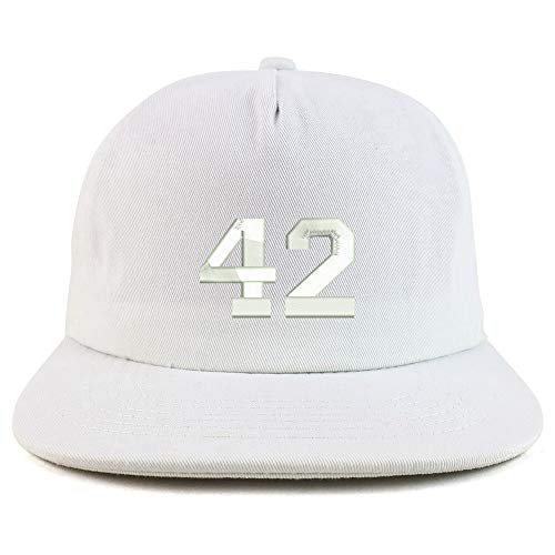 Trendy Apparel Shop Number 42 Collegiate Varsity Unstructured 5 Panel Cap