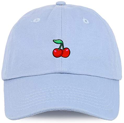 Trendy Apparel Shop Cherry Patch Youth Small Fit Unstructured Cotton Baseball Cap