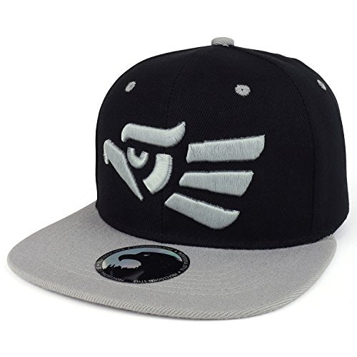 Trendy Apparel Shop Mexican Cara Cara Eagle 3D Embroidered Flatbill Snapback Cap