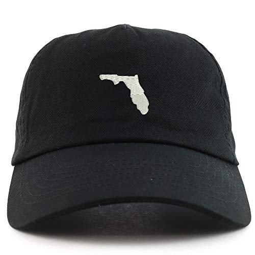 Trendy Apparel Shop Florida State Embroidered 5 Panel Unstructured Soft Crown Baseball Cap