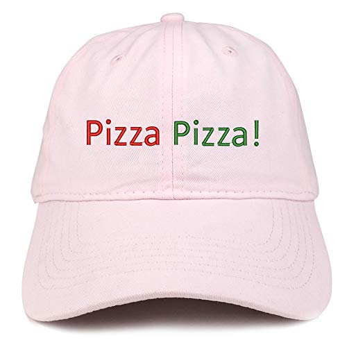Trendy Apparel Shop Pizza Pizza Embroidered Unstructured Cotton Dad Hat
