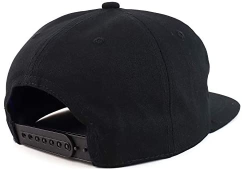 Trendy Apparel Shop Plain Unstructured 5 Panel Flat Bill Snapback Baseball Cap