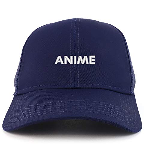 Trendy Apparel Shop Anime Adjustable Structured High Profile Trucker Cap
