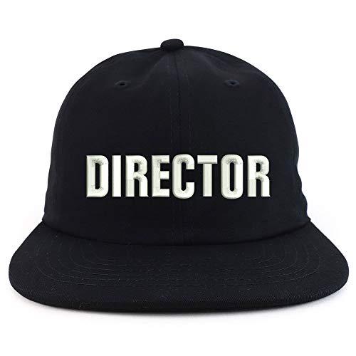 Trendy Apparel Shop Director Embroidered Embroidered Low Profile Snapback Cap