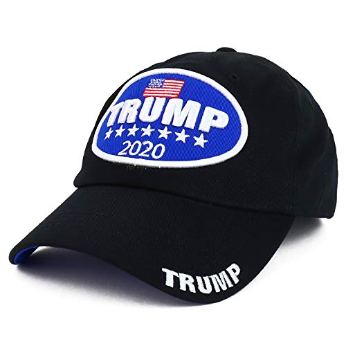 Trendy Apparel Shop Trump 2020 USA Flag Election Campaign Embroidered Dad Hat
