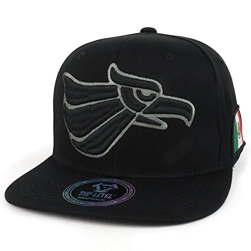 Trendy Apparel Shop Hecho En Mexico 3D Embroidered Flatbill Cotton Snapback Cap