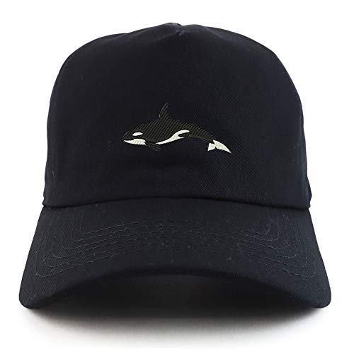Trendy Apparel Shop Orca Killer Whale Unstructured 5 Panel Dad Baseball Cap