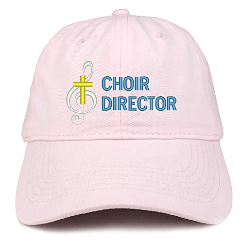 Trendy Apparel Shop Choir Director Embroidered Soft Crown 100% Brushed Cotton Cap